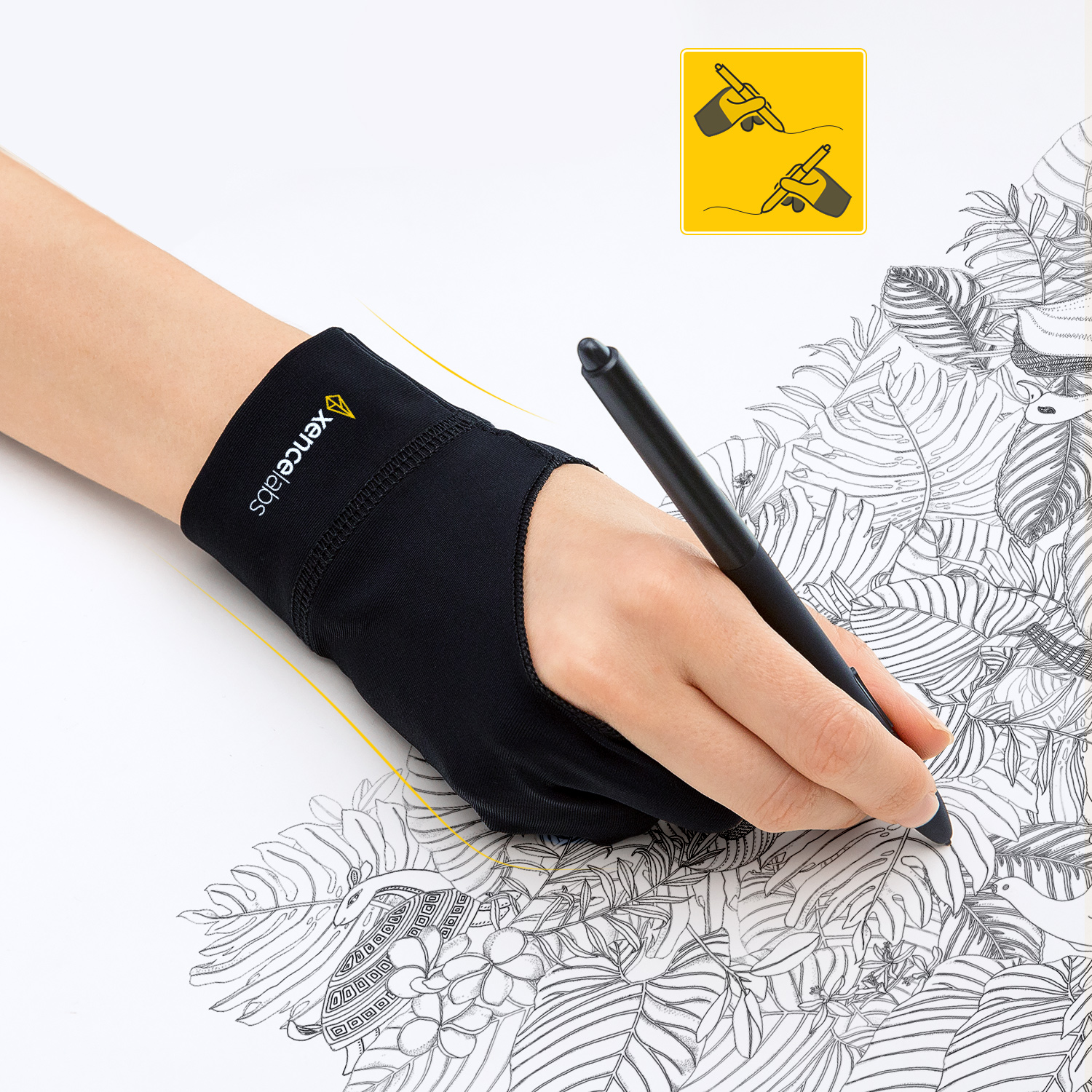 Artist Glove for Drawing  Xencelabs Official Store