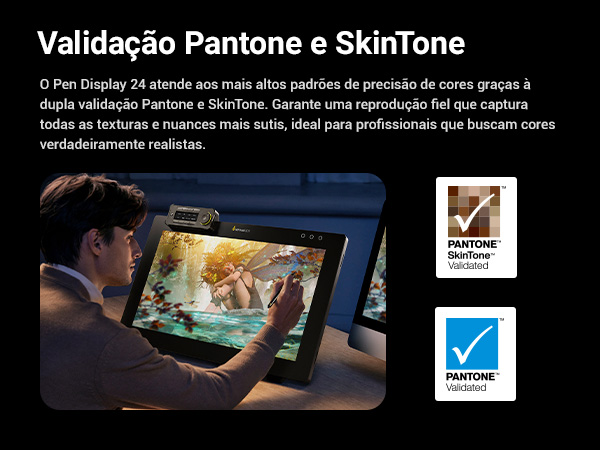 Xencelabs Pen Display 24 utilizado para desenho e design digital profissional