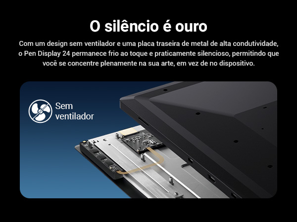 Xencelabs Pen Display 24 utilizado para desenho e design digital profissional