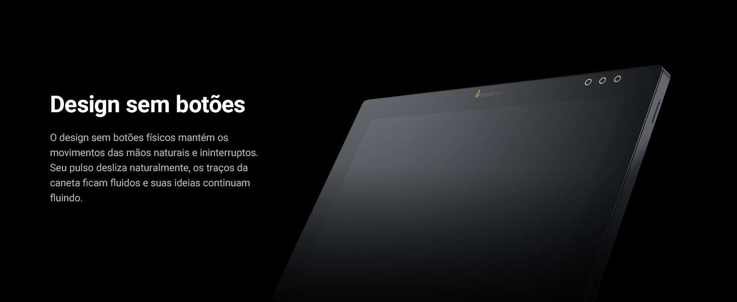 Xencelabs Pen Display 24 utilizado para desenho e design digital profissional