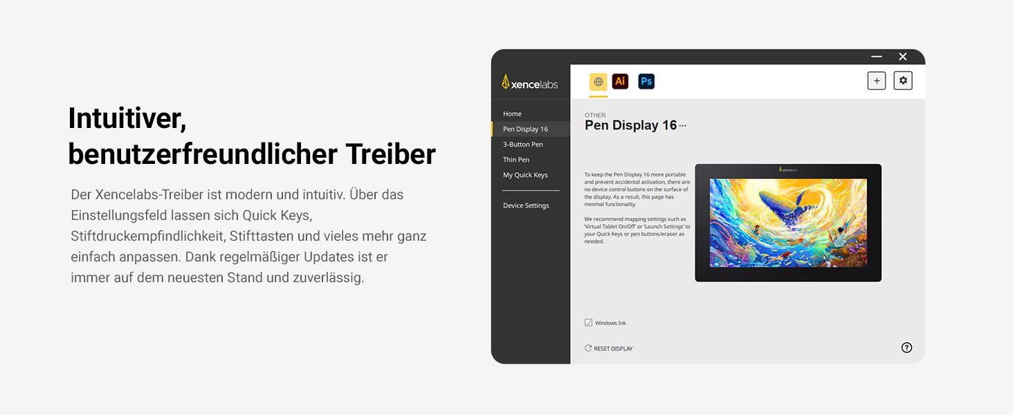 Xencelabs Pen Display 16 Lite