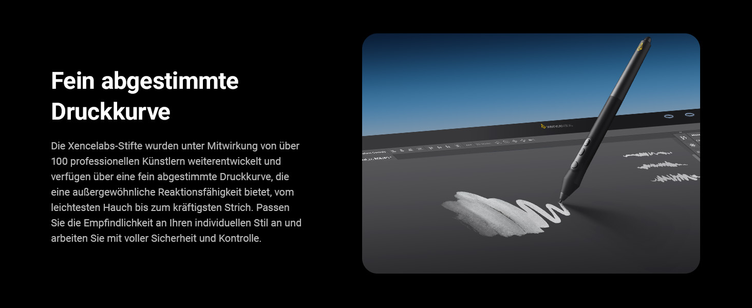Xencelabs Pen Display 24 für professionelles digitales Zeichnen und Design