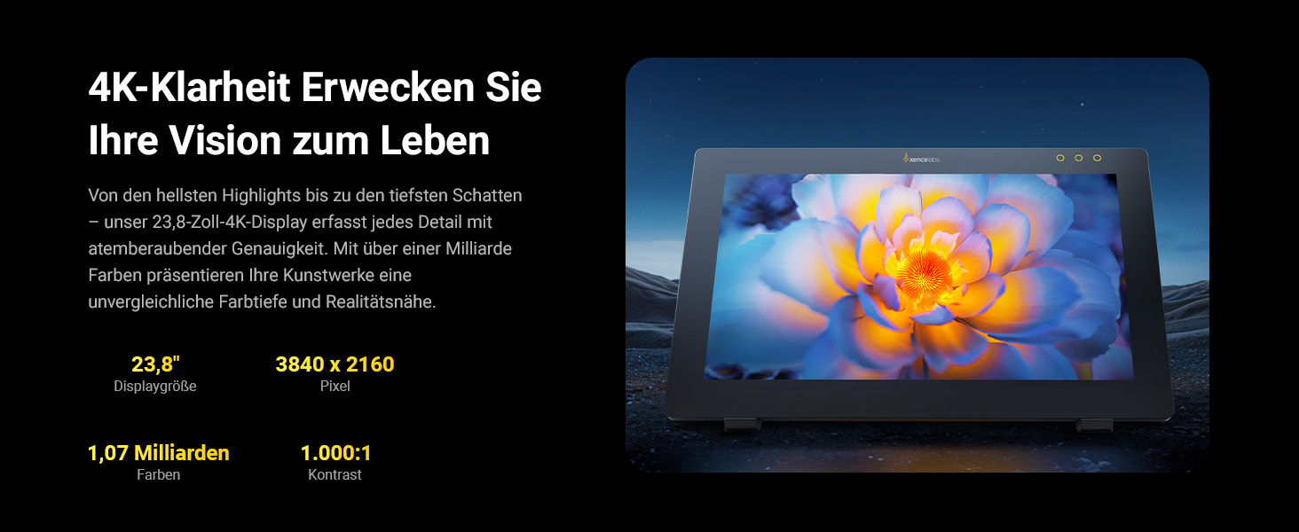 Xencelabs Pen Display 24 für professionelles digitales Zeichnen und Design