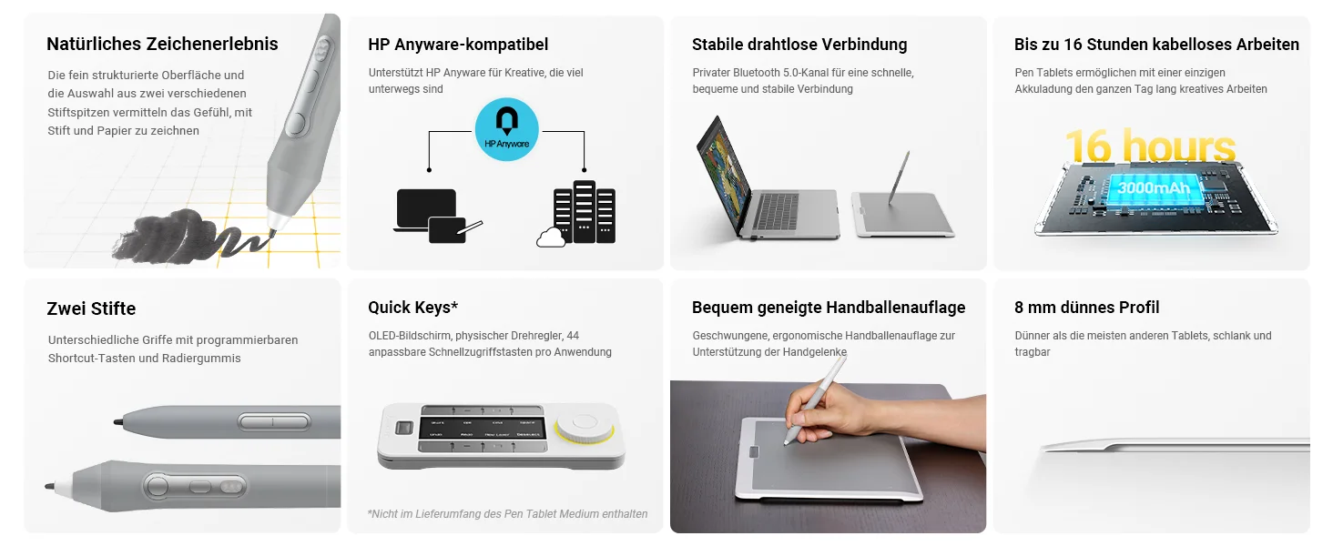 Xencelabs Pen Tablet Medium Bundle SE v2