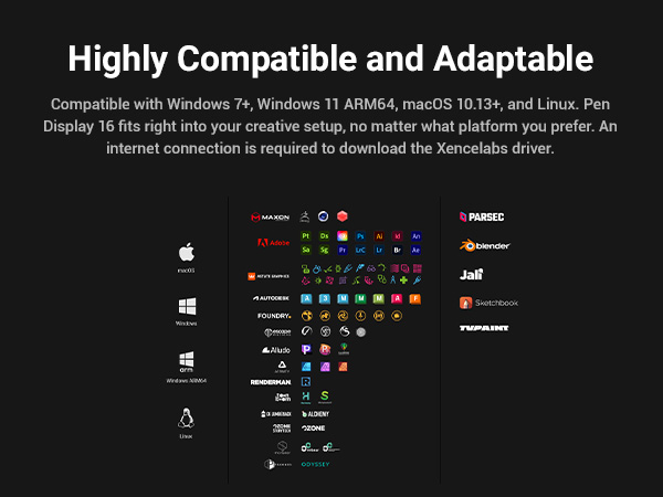 Xencelabs Pen Display 16 Lite