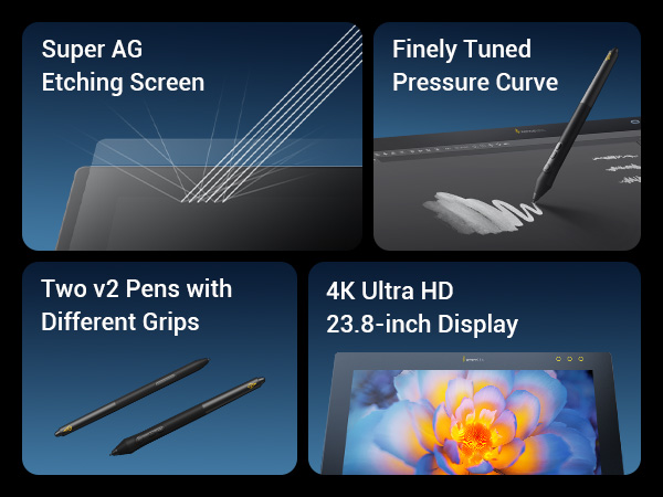 Xencelabs Pen Display 24 used for professional digital drawing and design