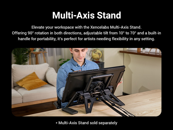 Xencelabs Pen Display 24 used for professional digital drawing and design