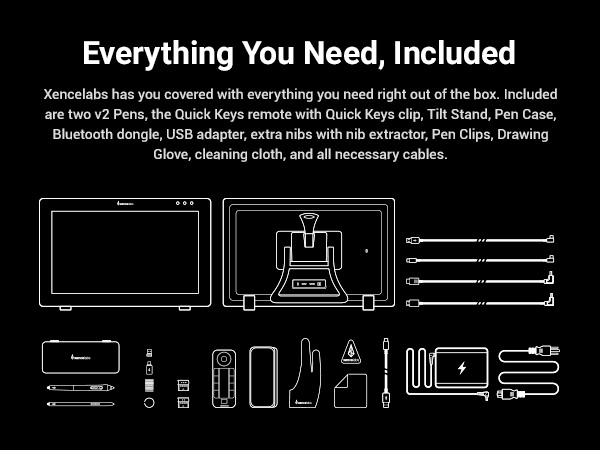 Xencelabs Pen Display 24 used for professional digital drawing and design