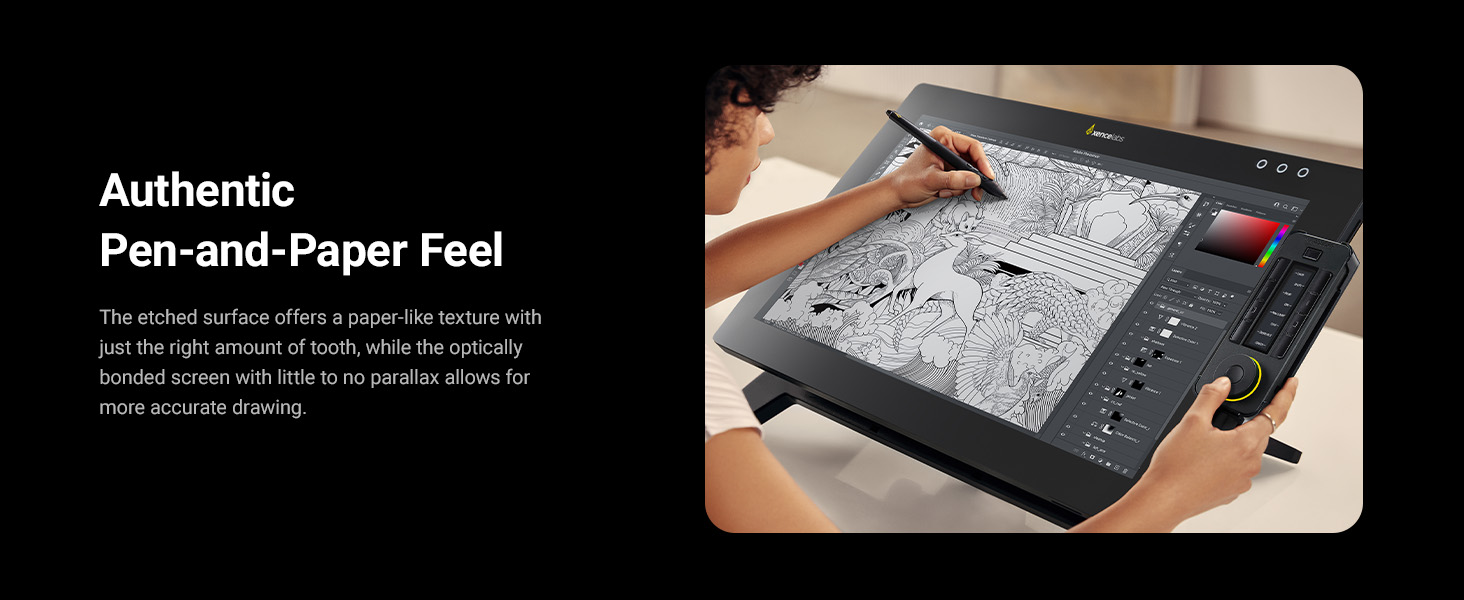 Xencelabs Pen Display 24 used for professional digital drawing and design