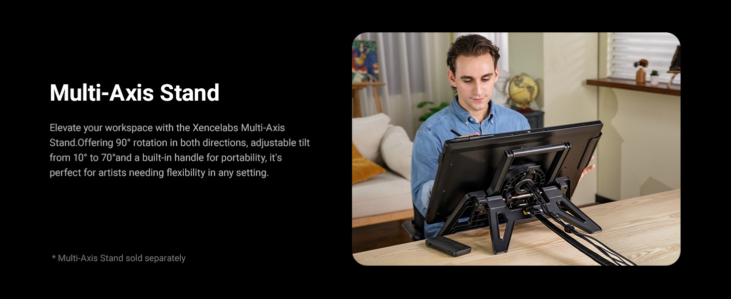 Xencelabs Pen Display 24 used for professional digital drawing and design