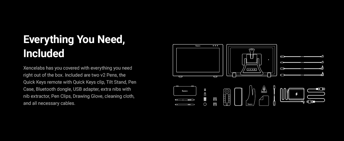 Xencelabs Pen Display 24 used for professional digital drawing and design