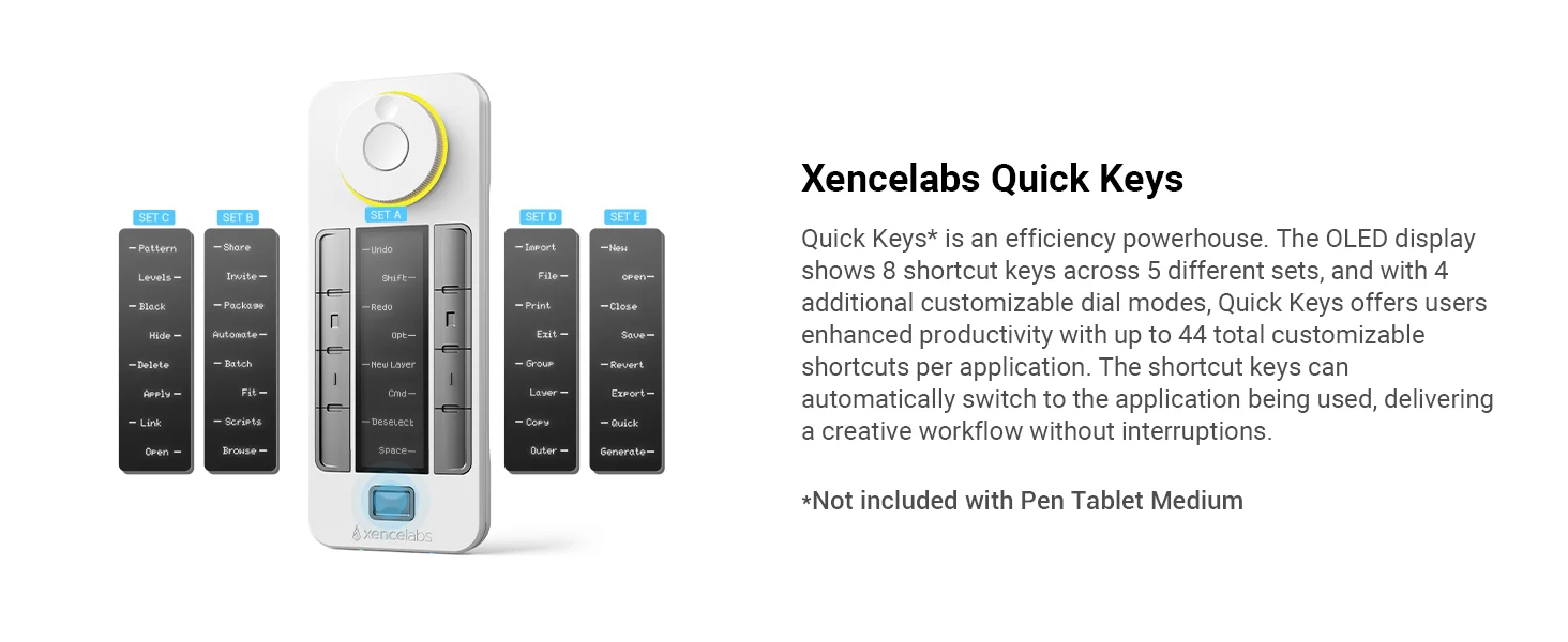 Xencelabs Pen Tablet Medium Bundle SE v2