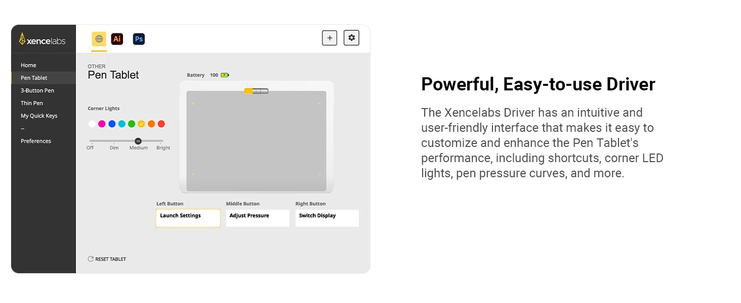 Xencelabs Pen Tablet Medium Bundle SE v2