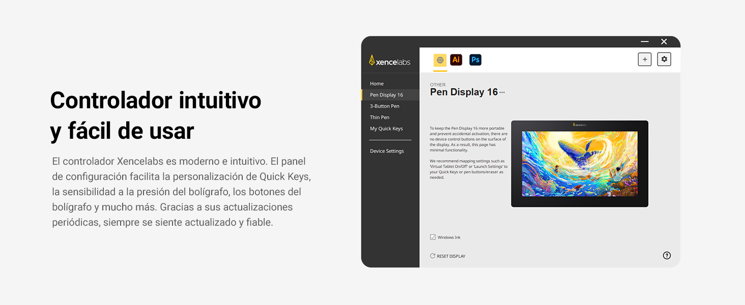 Xencelabs Pen Display 16 Lite