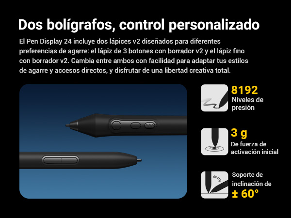 Xencelabs Pen Display 24 utilizado para dibujo y diseño digital profesional