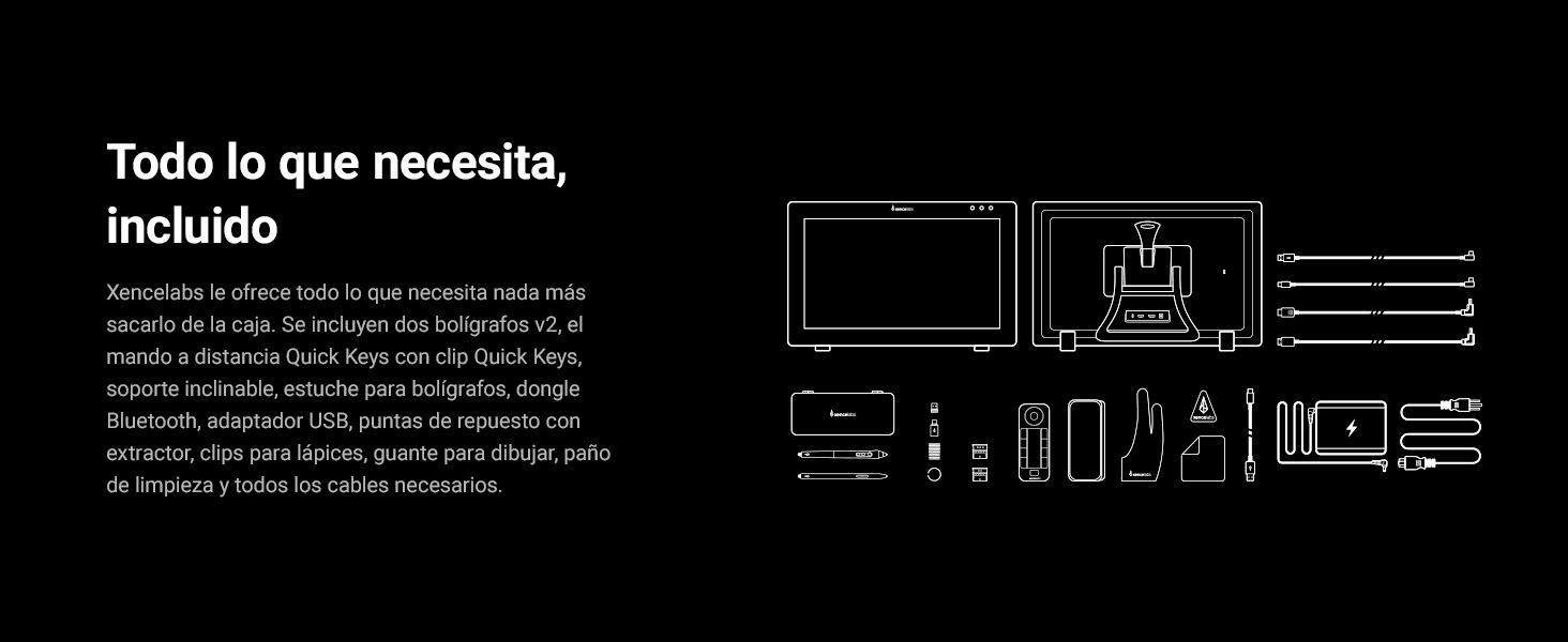 Xencelabs Pen Display 24 utilizado para dibujo y diseño digital profesional