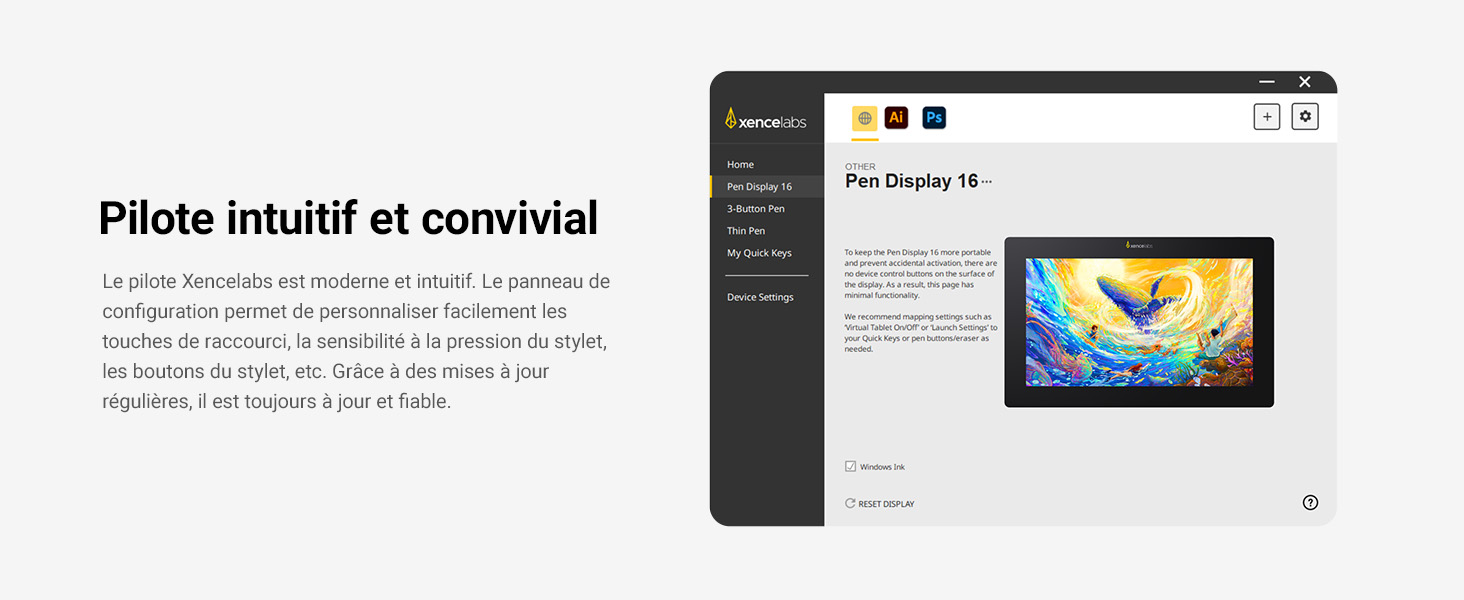 Xencelabs Pen Display 16 Lite
