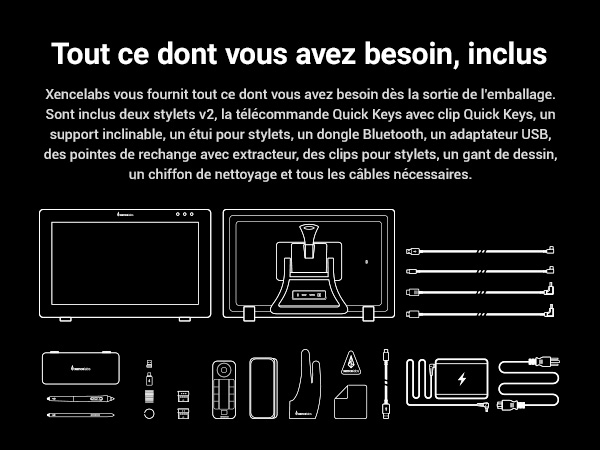 Xencelabs Pen Display 24 utilisé pour le dessin et le design numérique professionnels