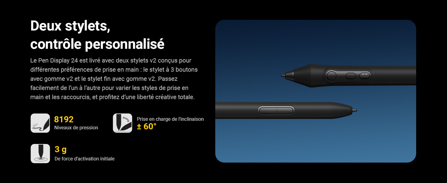 Xencelabs Pen Display 24 utilisé pour le dessin et le design numérique professionnels