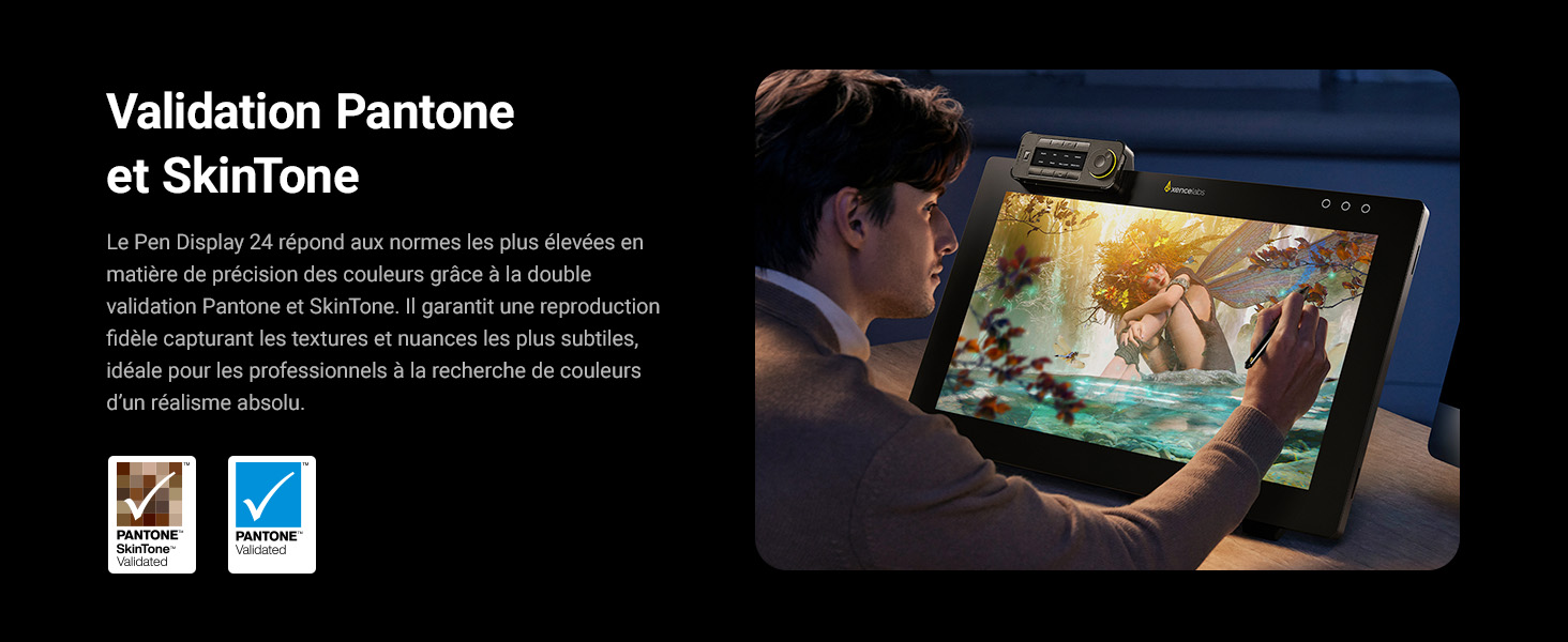 Xencelabs Pen Display 24 utilisé pour le dessin et le design numérique professionnels