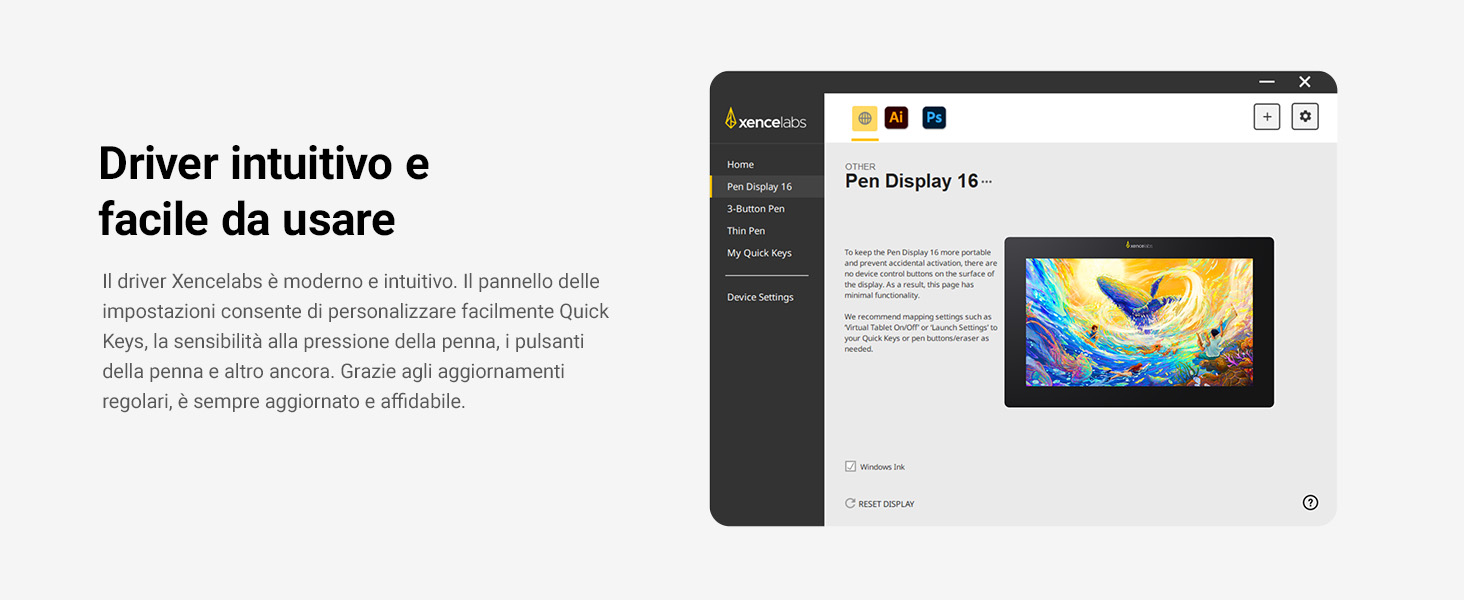Xencelabs Pen Display 16 Lite