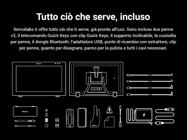 Xencelabs Pen Display 24 utilizzato per il disegno e il design digitale professionale