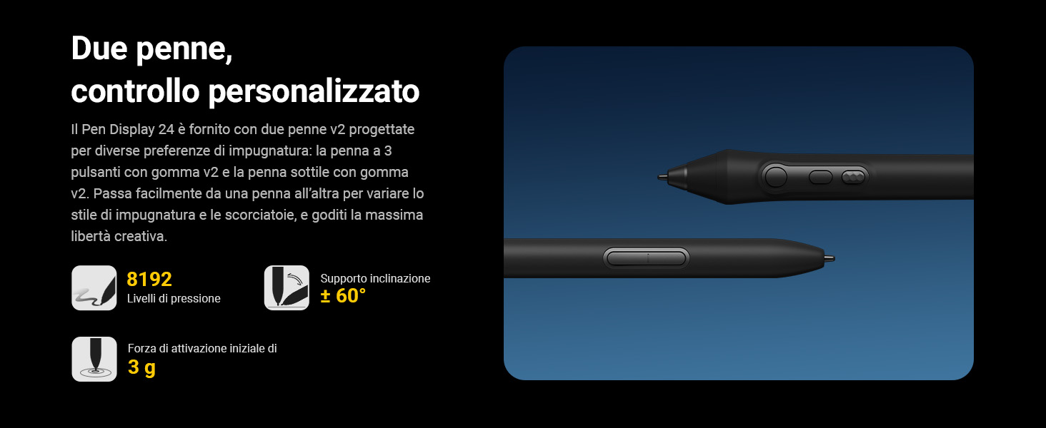 Xencelabs Pen Display 24 utilizzato per il disegno e il design digitale professionale