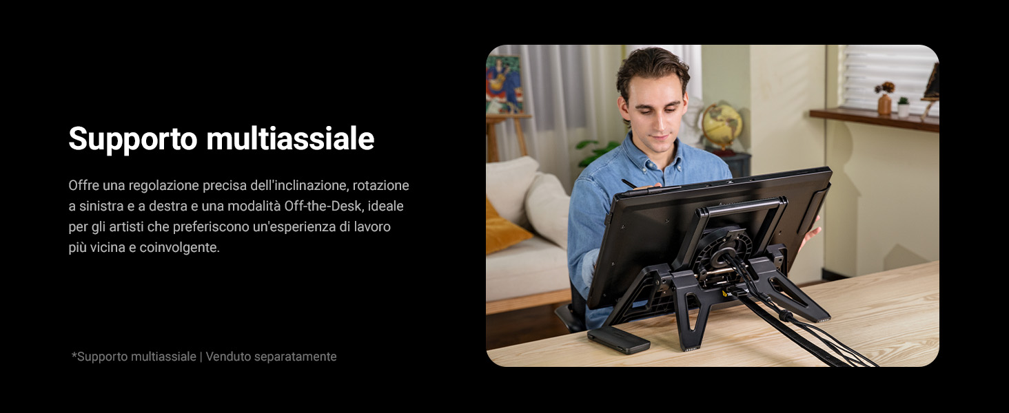 Xencelabs Pen Display 24 utilizzato per il disegno e il design digitale professionale