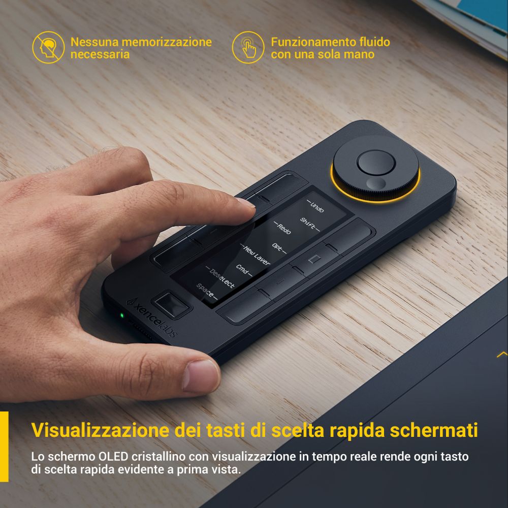 xencelabs Quick Keys （クイック キーズ 左手デバイス） Telecomando con tasti rapidi | Xencelabs Negozio Ufficiale