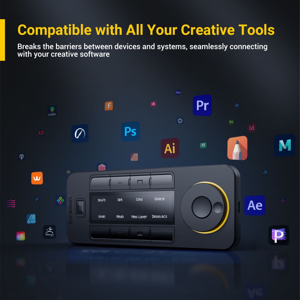 Quick Keys for Digital Drawing & Media Creation | Xencelabs
